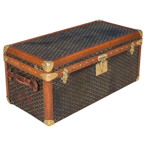 goyard mini trunk|vintage goyard trunk for sale.